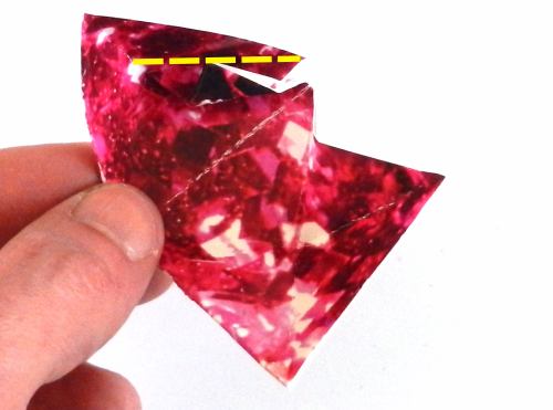 Origami edelsteen maken