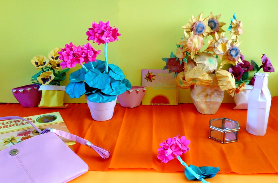 Origami flowers Origami flowers