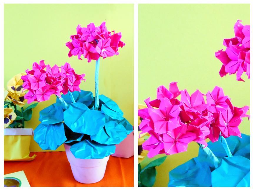 Origami Geranium