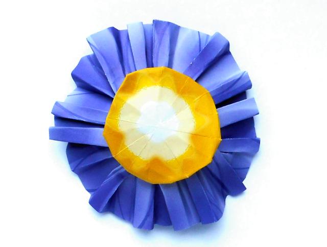 Fold Origami Gerbera flowers