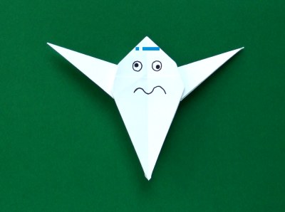 diagrams for an origami ghost