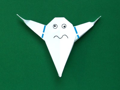 diagrams for an origami ghost