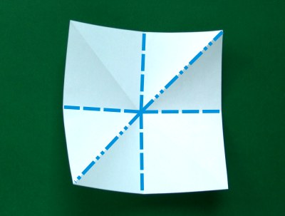 diagrams for an origami ghost