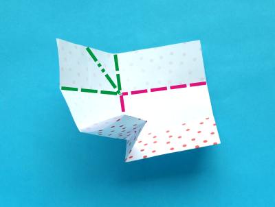 instructions for an origami giftbox