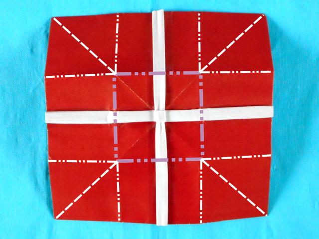Origami cadeaudoos vouwen Origami cadeaudoos vouwen