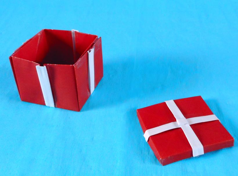 Origami cadeaudoosje Origami cadeaudoosje