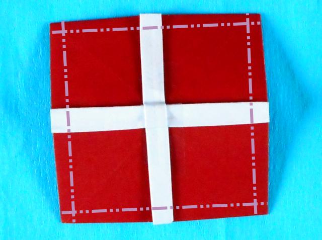 Origami cadeaudoos vouwen Origami cadeaudoos vouwen