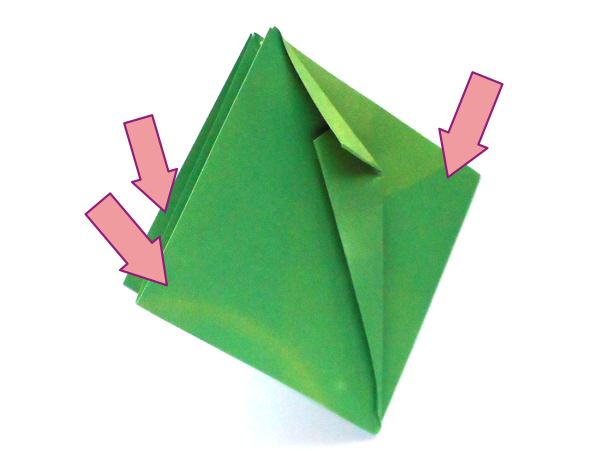 Fold an Origami gladiolus flower