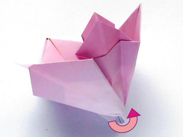 Fold an Origami gladiolus flower