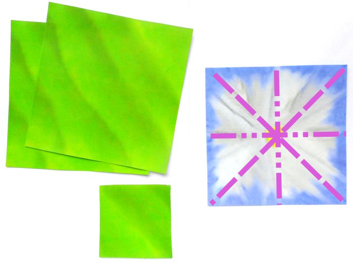 Make Origami Glory of the snow flowers Make Origami Glory of the snow flowers
