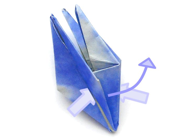 Make Origami Glory of the snow flowers Make Origami Glory of the snow flowers