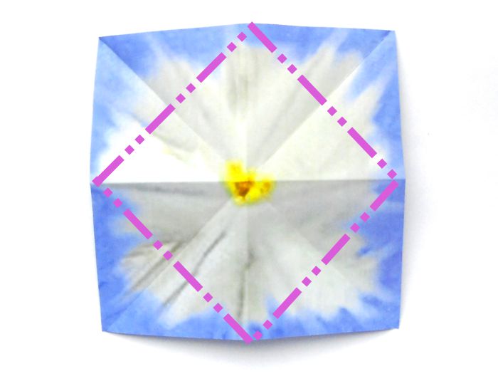Make Origami Glory of the snow flowers Make Origami Glory of the snow flowers