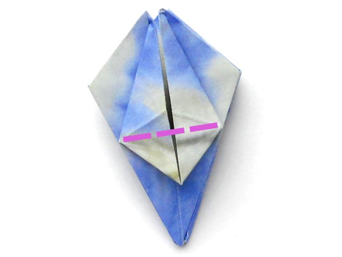 Make Origami Glory of the snow flowers Make Origami Glory of the snow flowers