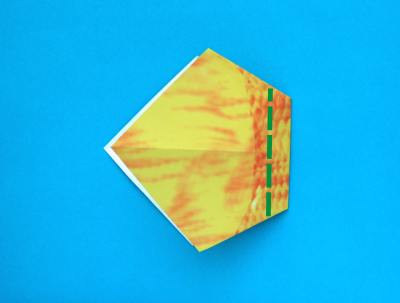 een goudvis van papier maken een goudvis van papier maken