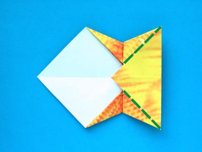 een goudvis van papier maken een goudvis van papier maken