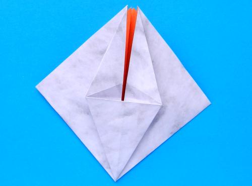 Een Origami gans vouwen Een Origami gans vouwen