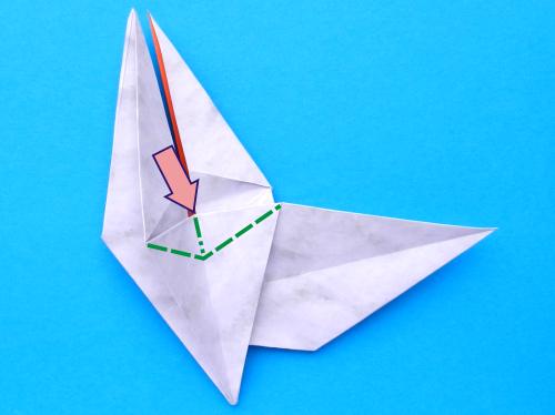 Een Origami gans vouwen Een Origami gans vouwen