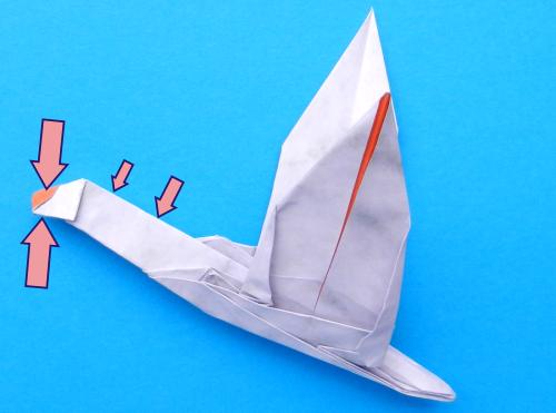 How to fold an Origami flying Goose