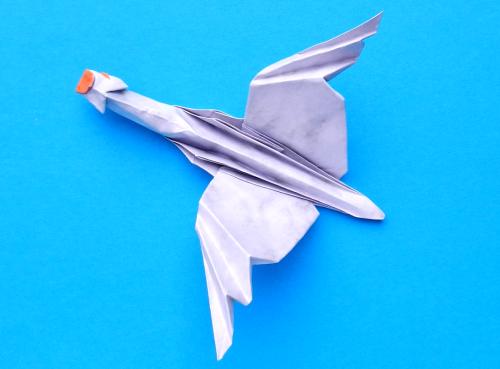 Een Origami gans vouwen Een Origami gans vouwen