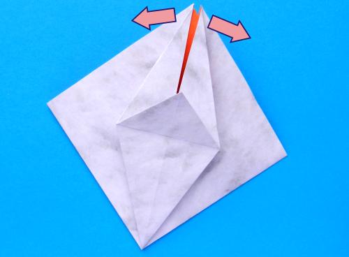Een Origami gans vouwen Een Origami gans vouwen