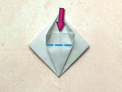 diagrams for an origami grasshopper