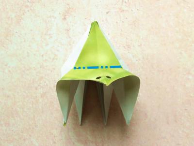 diagrams for an origami grasshopper