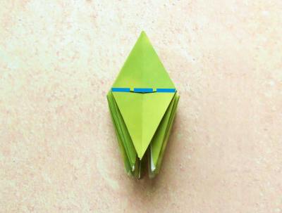 diagrams for an origami grasshopper