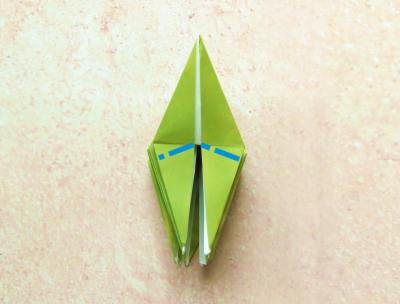 diagrams for an origami grasshopper