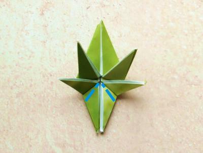 diagrams for an origami grasshopper