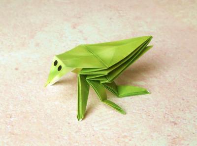 diagrams for an origami grasshopper