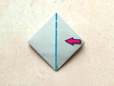 diagrammen voor een origami sprinkhaan