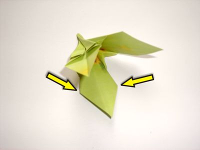 groene origami bloem groene origami bloem