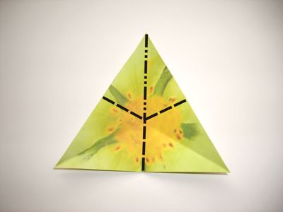 groene origami bloem groene origami bloem