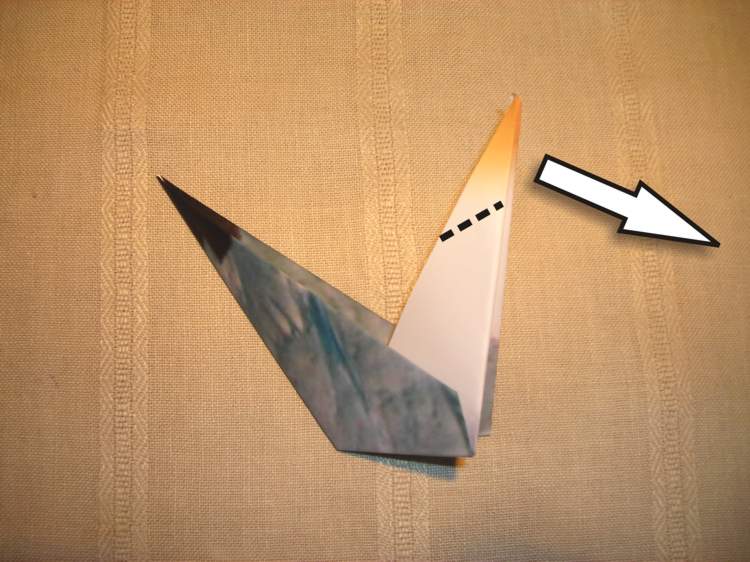 origami gull diagrams