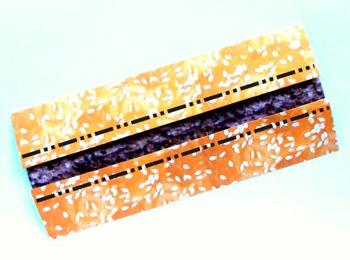 nep hamburgers van papier knutselen