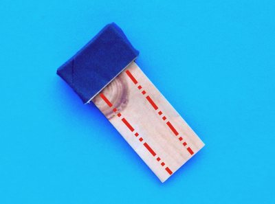 een hamer van papier knutselen een hamer van papier knutselen