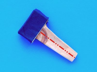 een hamer van papier knutselen een hamer van papier knutselen