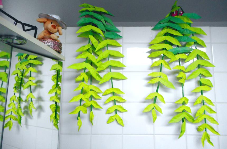 Origami hangplanten