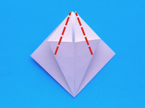 een origami paard knutselen met papier