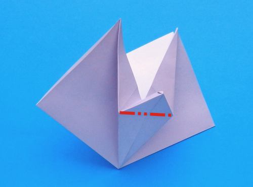 een origami paard knutselen met papier