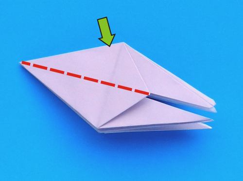 een origami paard knutselen met papier