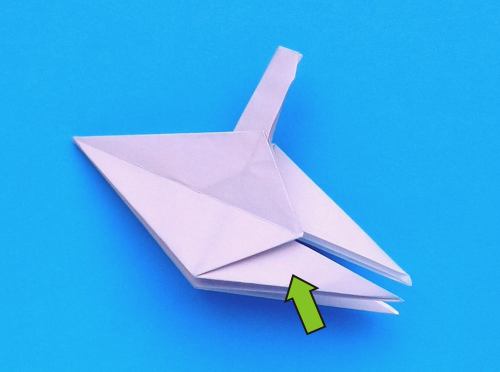 een origami paard knutselen met papier