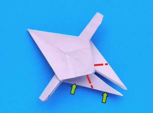 een origami paard knutselen met papier