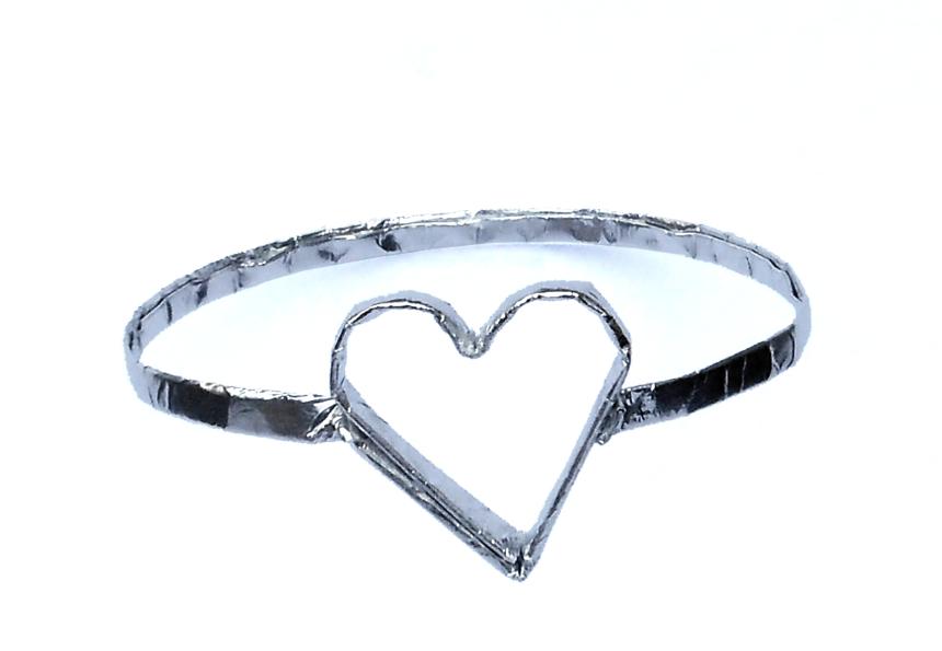 Origami Heart Bangle