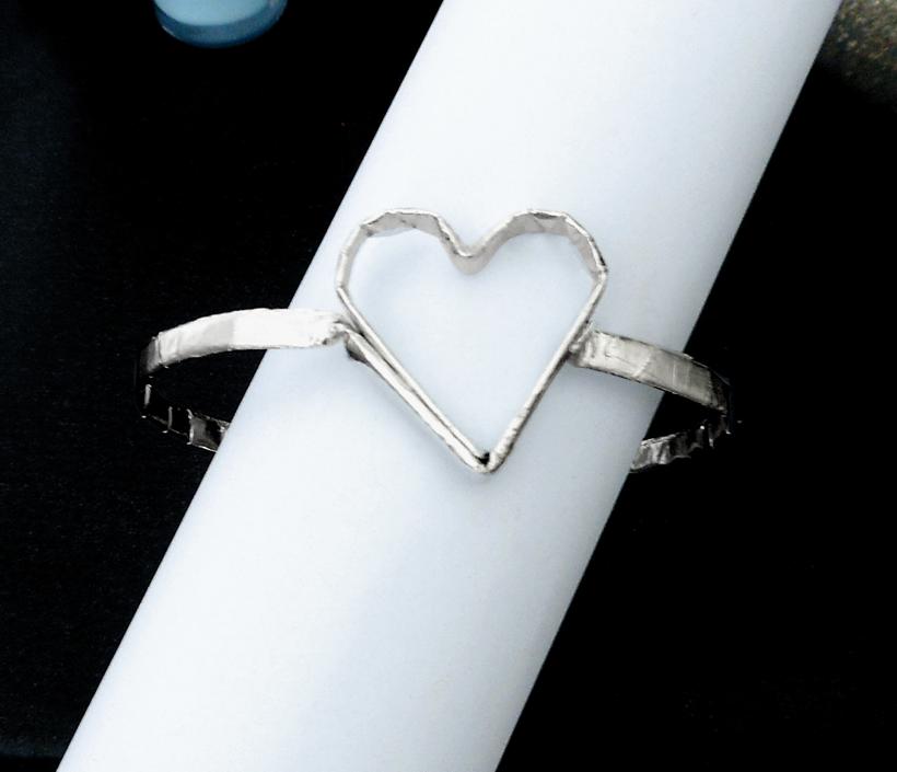 Origami Heart Bangle