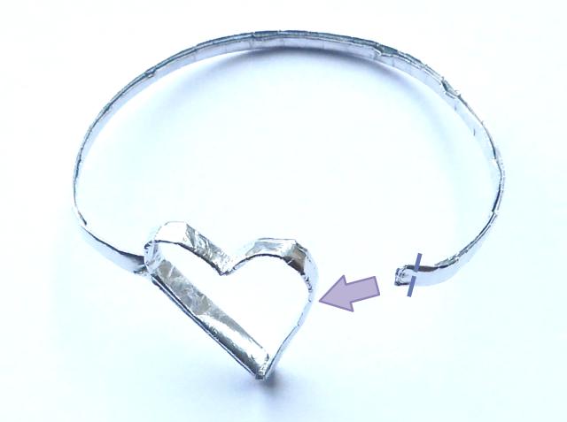 Armband met hartje maken Armband met hartje maken