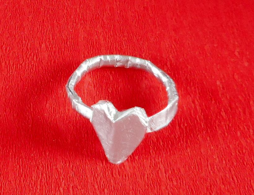 Origami hart ring Origami hart ring