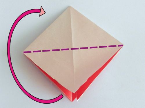 How to fold an Origami Heart Bookmark