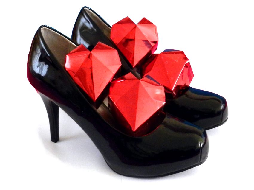 Womens shoes with Heart Shaped Boxes