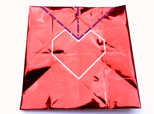 Make an Origami Heart Shaped Box